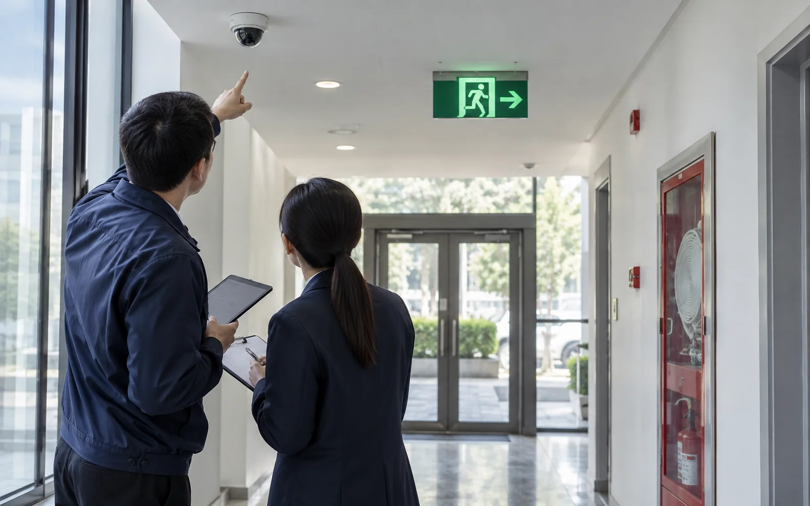 公共安全与应急管理的场景概念渲染图