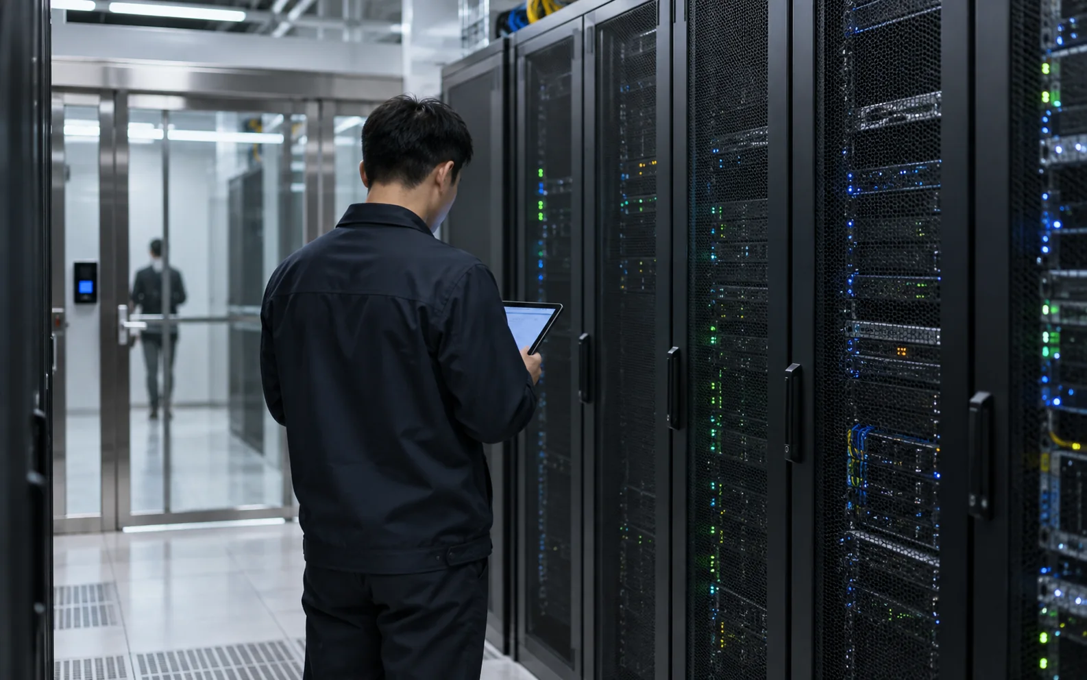 数据安全与模型治理的场景概念渲染图